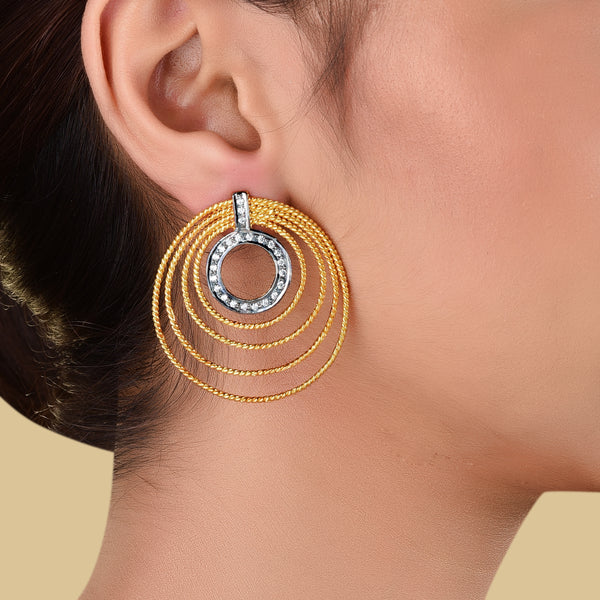 CONCENTRIC CIRCLE EARRING