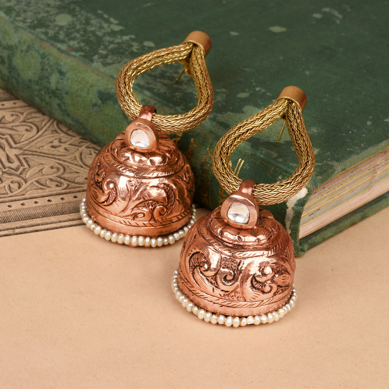 WIRED DROPLET JHUMKI