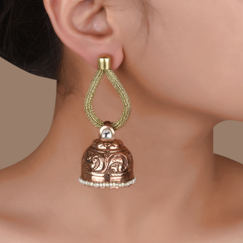 WIRED DROPLET JHUMKI