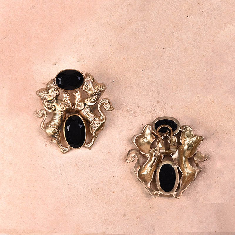 THE MYTHICAL BEAST SYMETREE STUDS