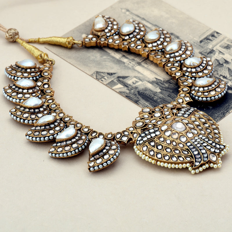 Paisley Baroque Pearl Necklace