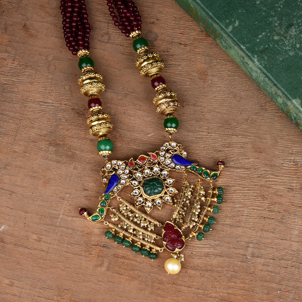 THE PEACOCK PARADISE NECKLACE