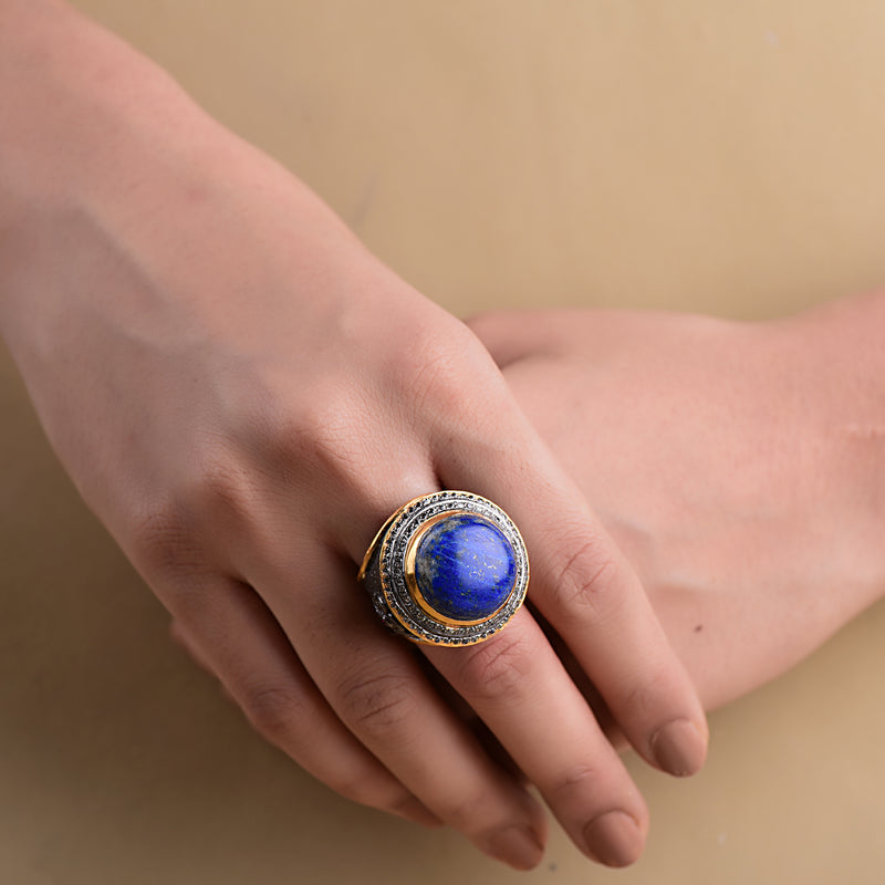 TWO-TONE WARRIOR RING