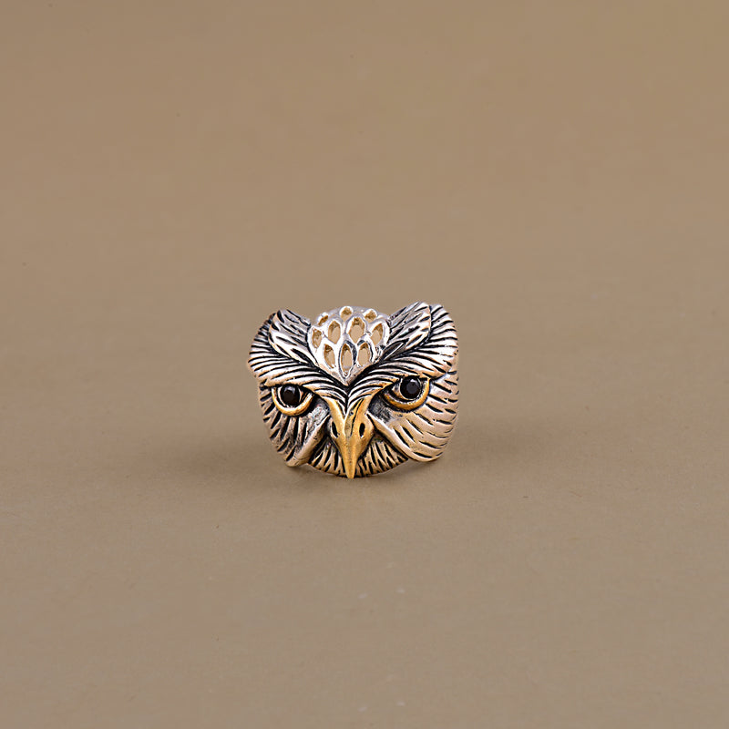Demon Eye Owl Ring | Retro Animal Open Ring Adjustable | Silver Ring  Jewelry – Huge Tomato