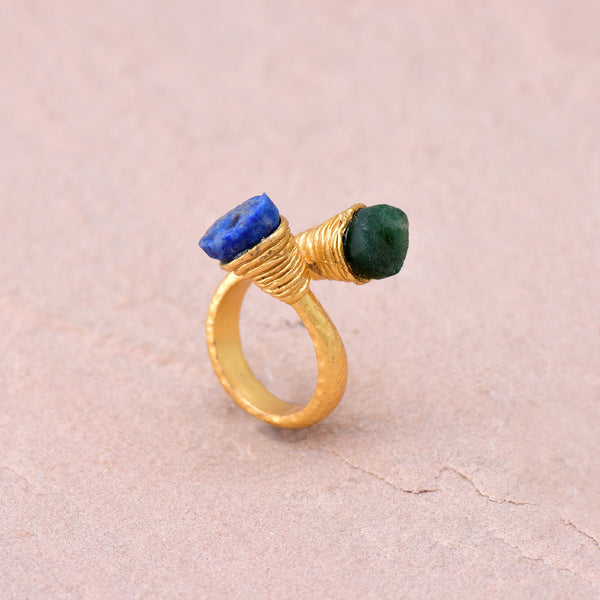 Blue Green Hued Ring