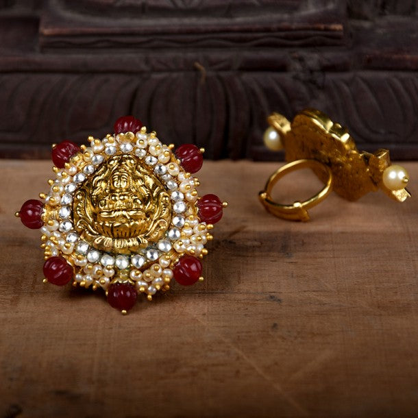 THE PEARL GAJRA RING